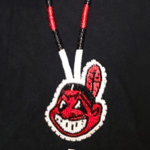 Beaded Medallion with Rope Necklace